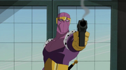Baron Zemo with pistol