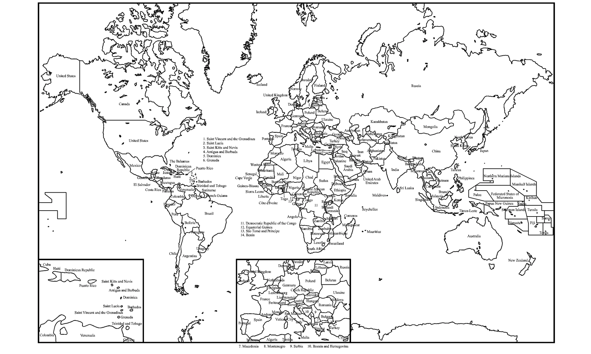 Image - Mercator Outline Map.png | Axis &amp; Allies Wiki | FANDOM powered ...