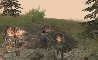 Hunters shooting at Germans
