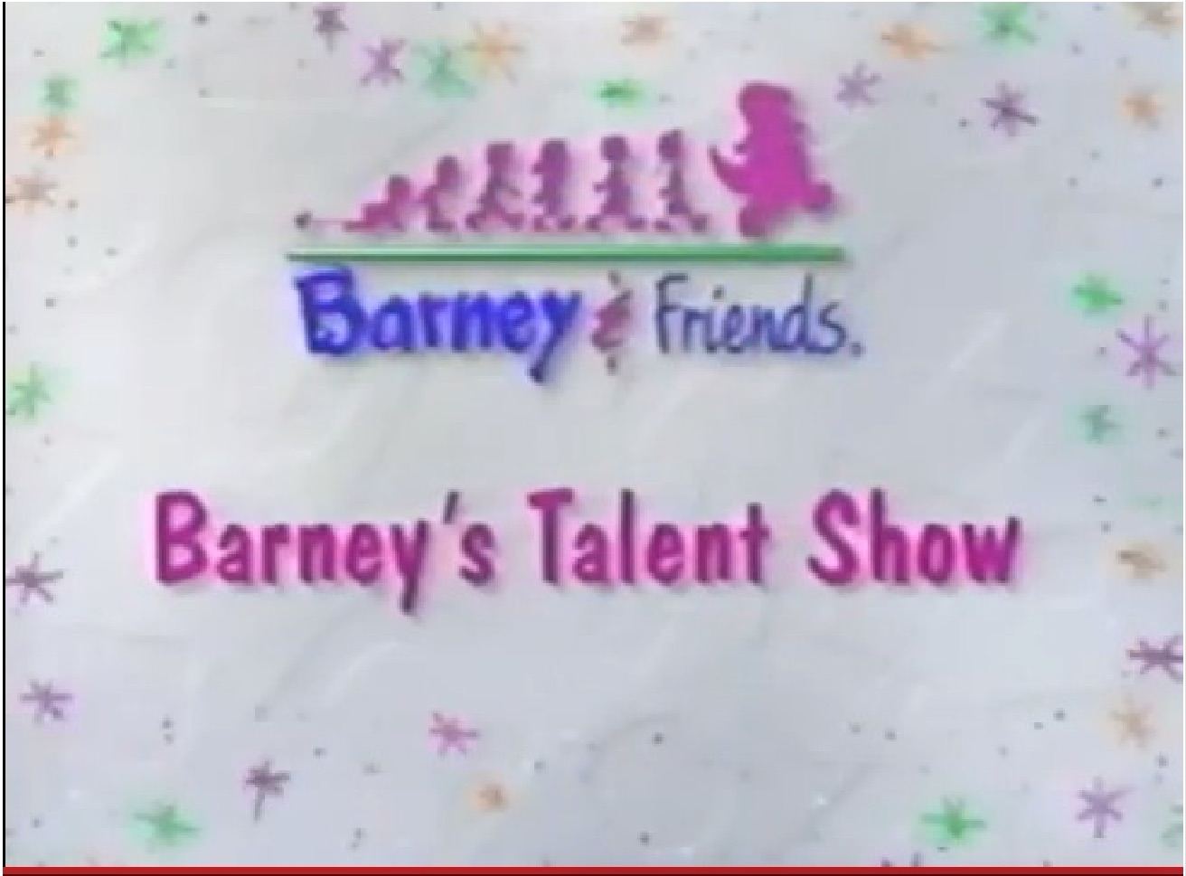 opening to barney talent show opening to barney talent show