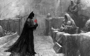 Batman - Red flowers