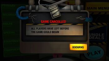 Game Cancelled