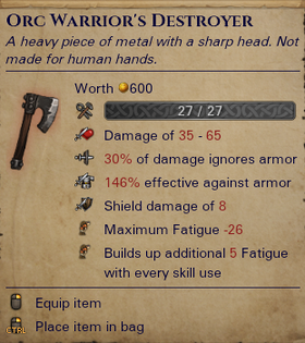 Orc Warrior's Destroyer