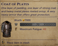 Coat of Plates