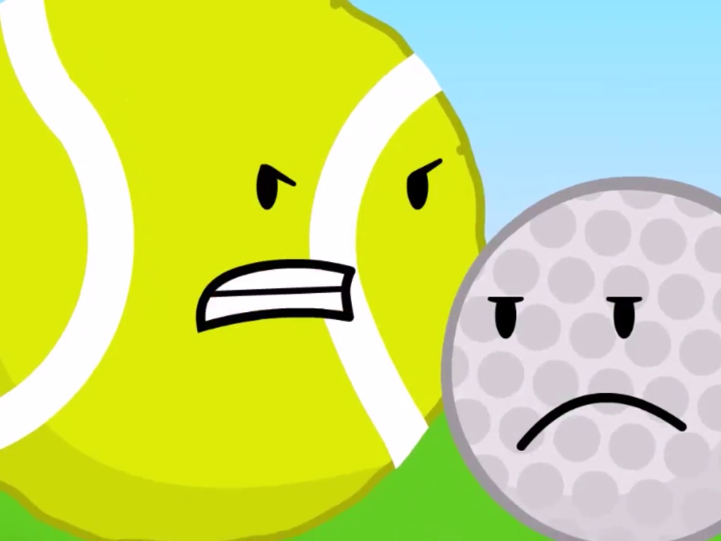 Image - Tennis ball and Golfball.jpg | Battle for Dream Island Wiki