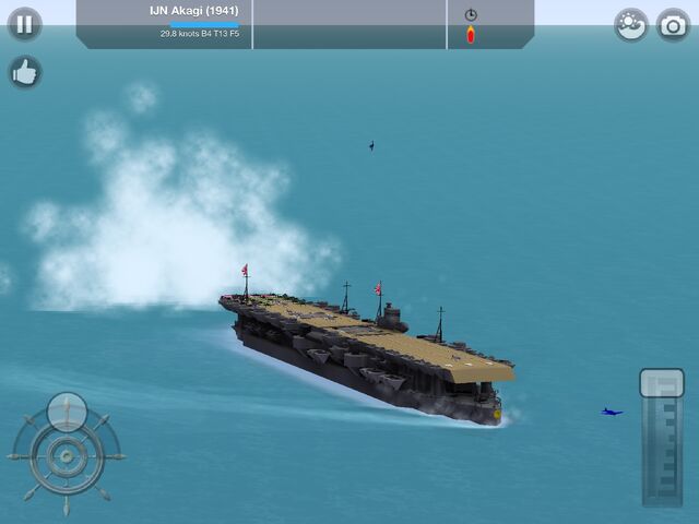 File:Akagi, At Midway.jpg