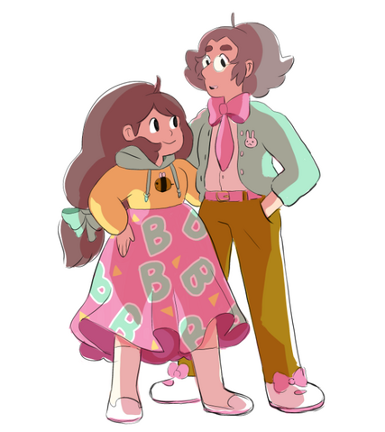 File:Official Art - Bee and Her Dad.png