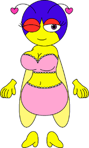 Sectonia in her undies