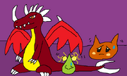 Dracolos, Spark and Scarfy