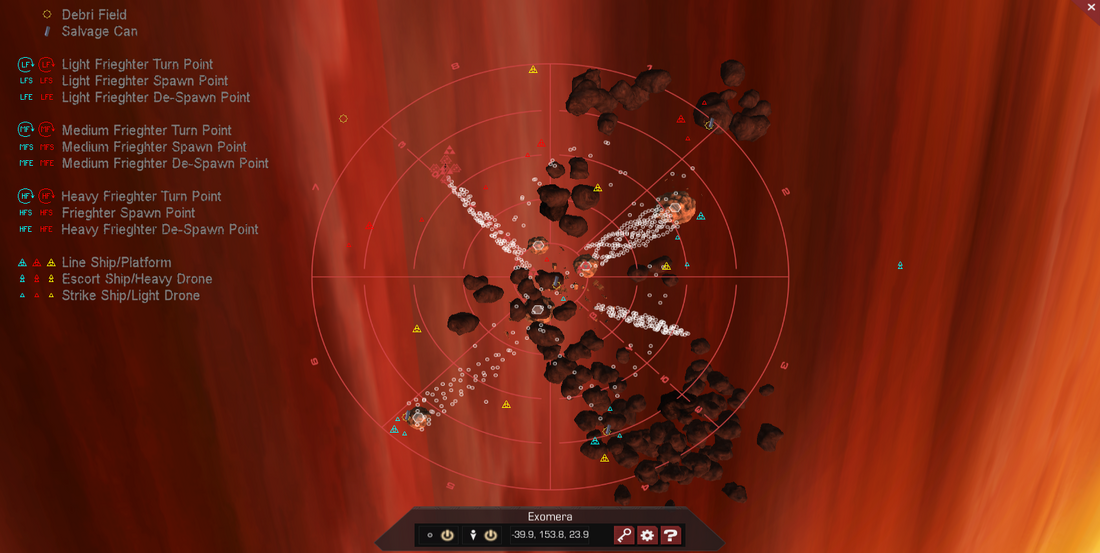 Exomera 3D System Map