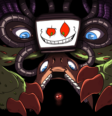Archivo:Omega flowey by pkstarst0rm-d9fcbcr.png