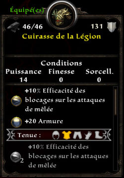 Cuirasse de la Légion