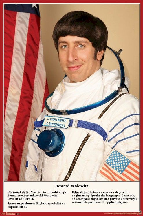 Bildergebnis für howard wolowitz astronaut