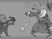 Jockey cartoon