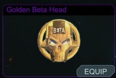 Golden Beta Head