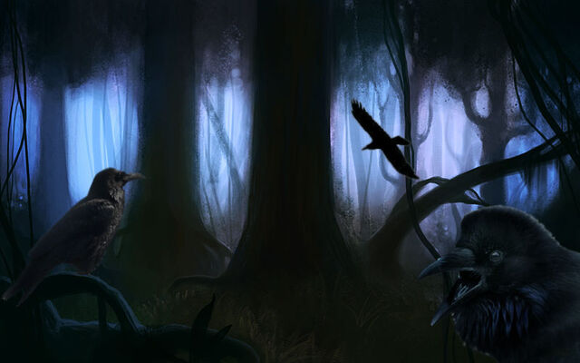 File:Dark forest ravens by stopinthenameofme.jpg