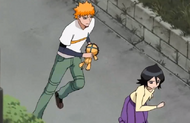 MONIchigo and Rukia run