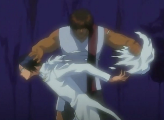 File:Sado tears Uryu's cape in Dangai.png
