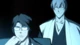 Aizen and Gin watch Ichigo battle Byakuya.png