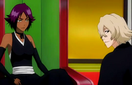Ep206YoruichiSitsKisuke.png