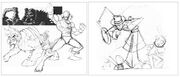 Sketch studies by bleedman