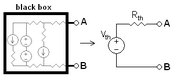 100Thevenin equivalent