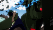 Izuku Defeats Robot With Plate