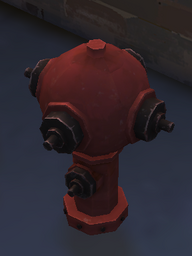 Inactive fire hydrant closeup