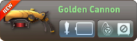 Gold cannon