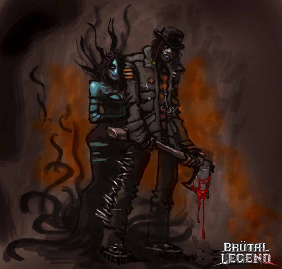 brutal legend concept art multipalyer brutal legend concept art multipalyer