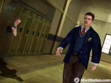 Jimmy hides from Edward locker
