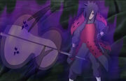 Shikamaru transfiere su chakra de Viento al Gunbai.jpg