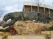 BYU cougar Statue