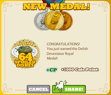 Delish Devestator Royal Medal
