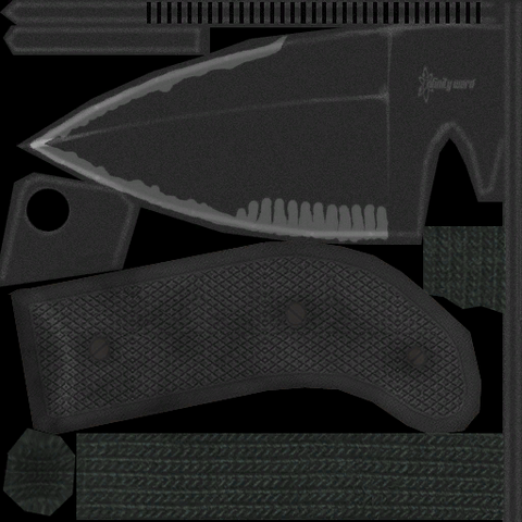 File:Throwing Knife texture MW3.png