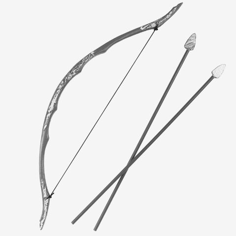 File:SIlver bow and arrow.jpg