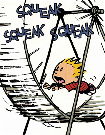 Hamster Wheel Calvin