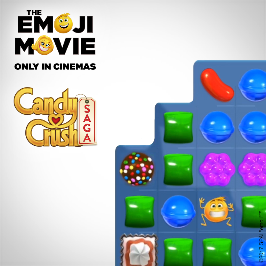 Image - The Emoji Movie with Candy Crush cover.png | Candy Crush Saga