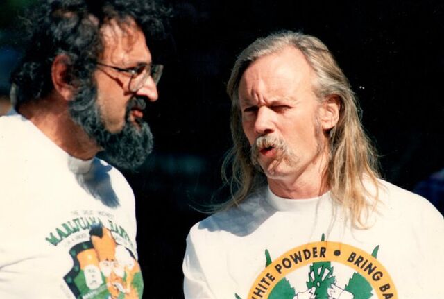 File:Jack Herer, Dana Beal. 1989 Great Midwest Marijuana Harvest Fest in Madison Wisconsin.jpg