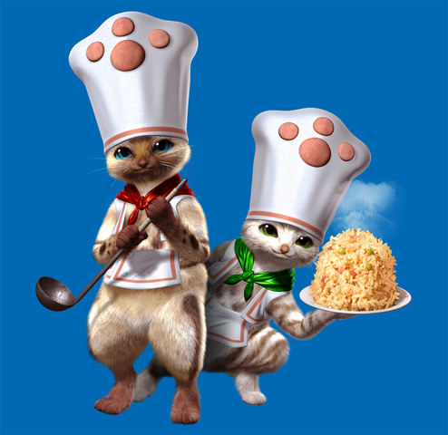 File:MHF Felyne Chefs.png