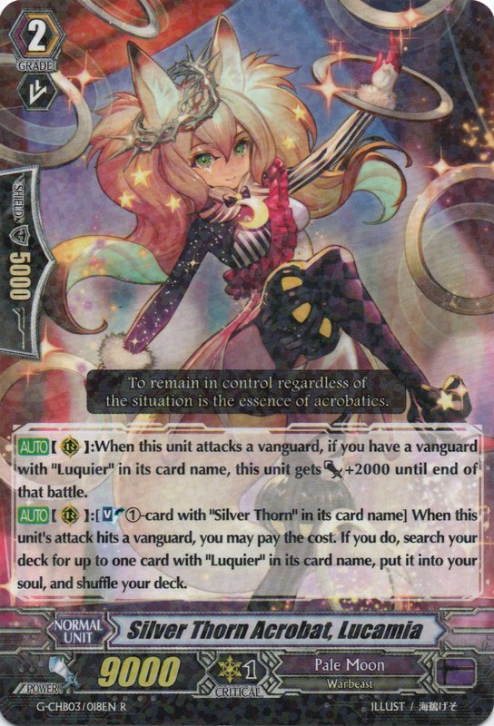 vanguard pale moon silver thorn deck vanguard pale moon silver thorn deck