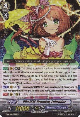 Cardfighters Club: PR♥ISM, Vert, Labrador, Garnet Decklist