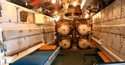 Inside a submarine