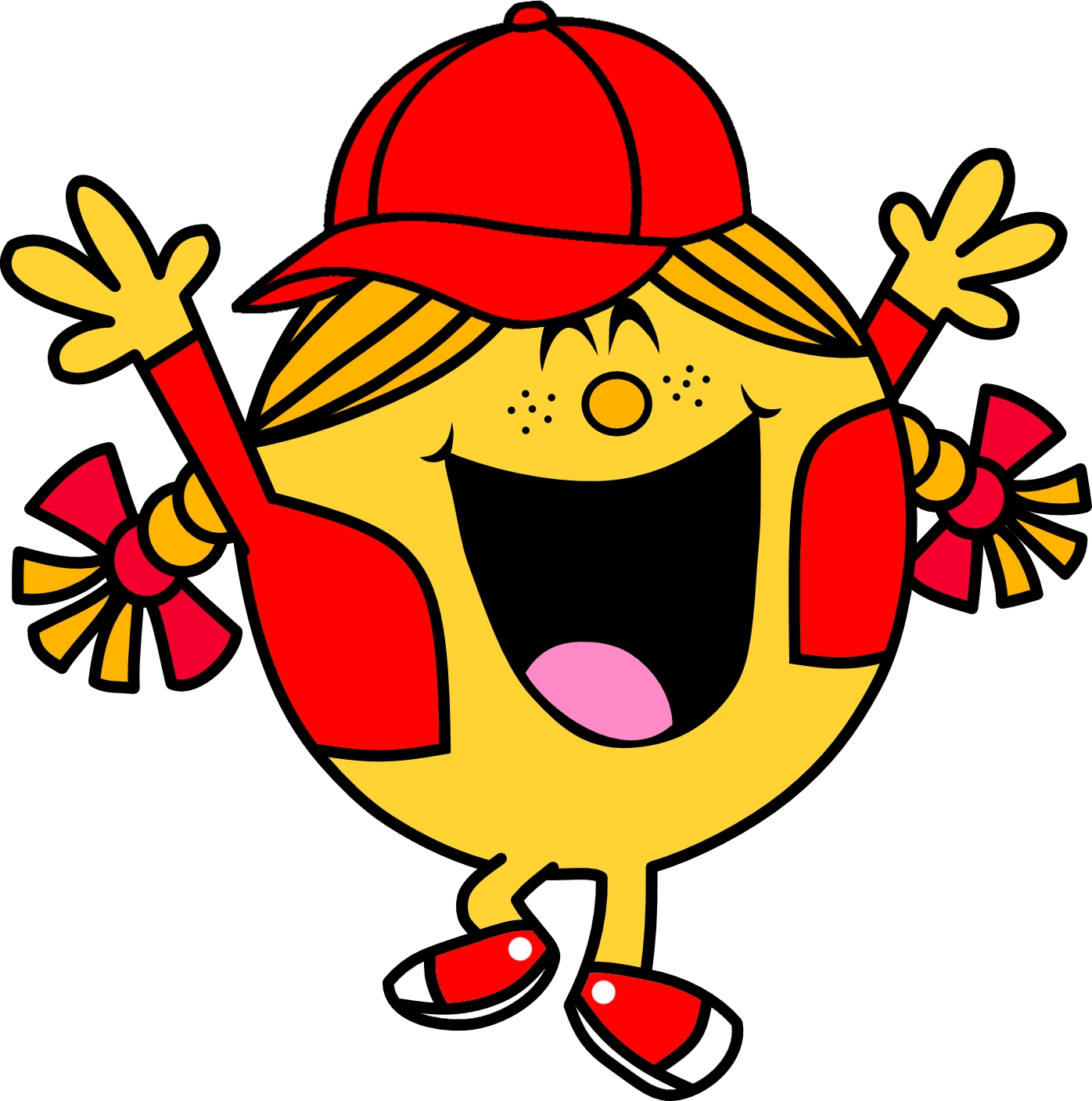 Image - Little Miss Sunshine with red Jacket and Cap.png | The Cartoon