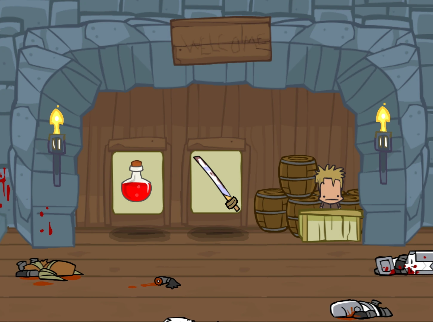 Castle Keep Shopkeeper Castle Crashers Wiki Fandom powered by Wikia