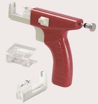 Spring gun with cartridge