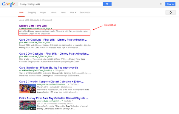 GoogleDescription