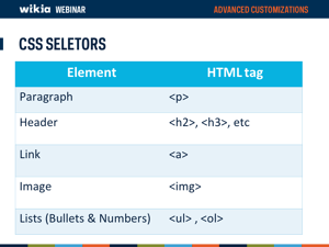 Advanced Customization Webinar Slide20