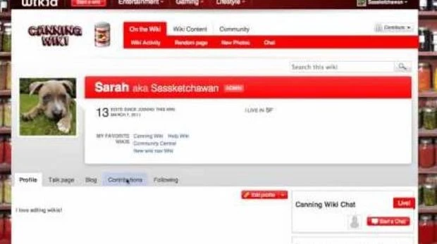 User as Admin video by wikia staff Sarah