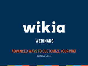 Advanced Customization Webinar Slide01